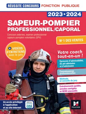 cover image of Réussite Concours Sapeur-pompier professionnel/caporal--2023-2024--Préparation complète